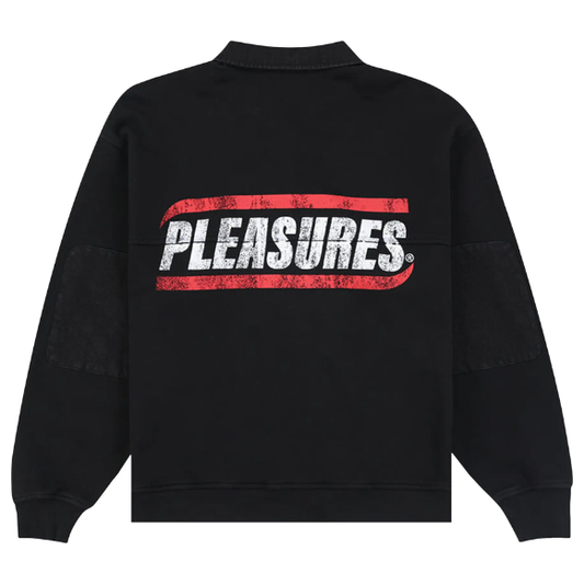Pleasures Gentle Polo Sweatshirt 'Black'