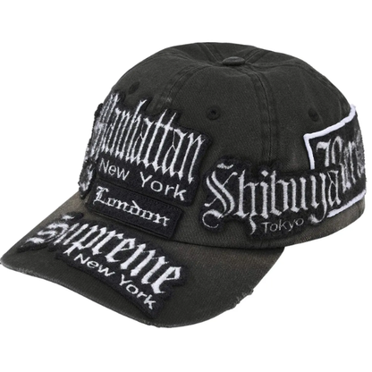 Supreme City Patches 6-Panel 'Black'