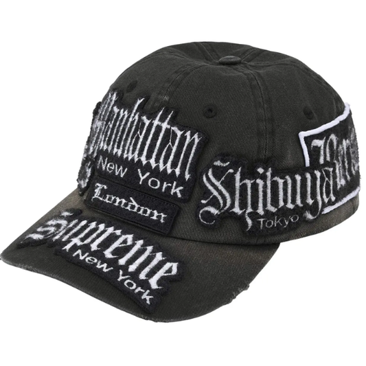 Supreme City Patches 6-Panel 'Black'