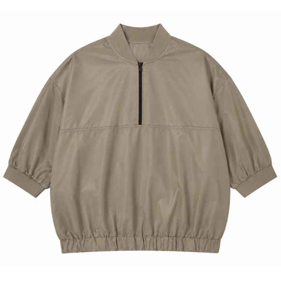 Fear of God Essentials Half Zip Pullover 'Desert Taupe'