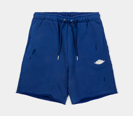 Rare Air Fleece French Terry Mens Shorts Deep Royal Blue