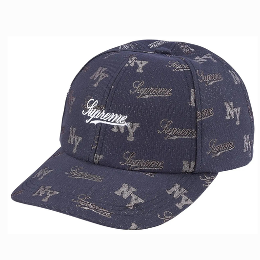 Supreme Monogram 6-Panel Navy