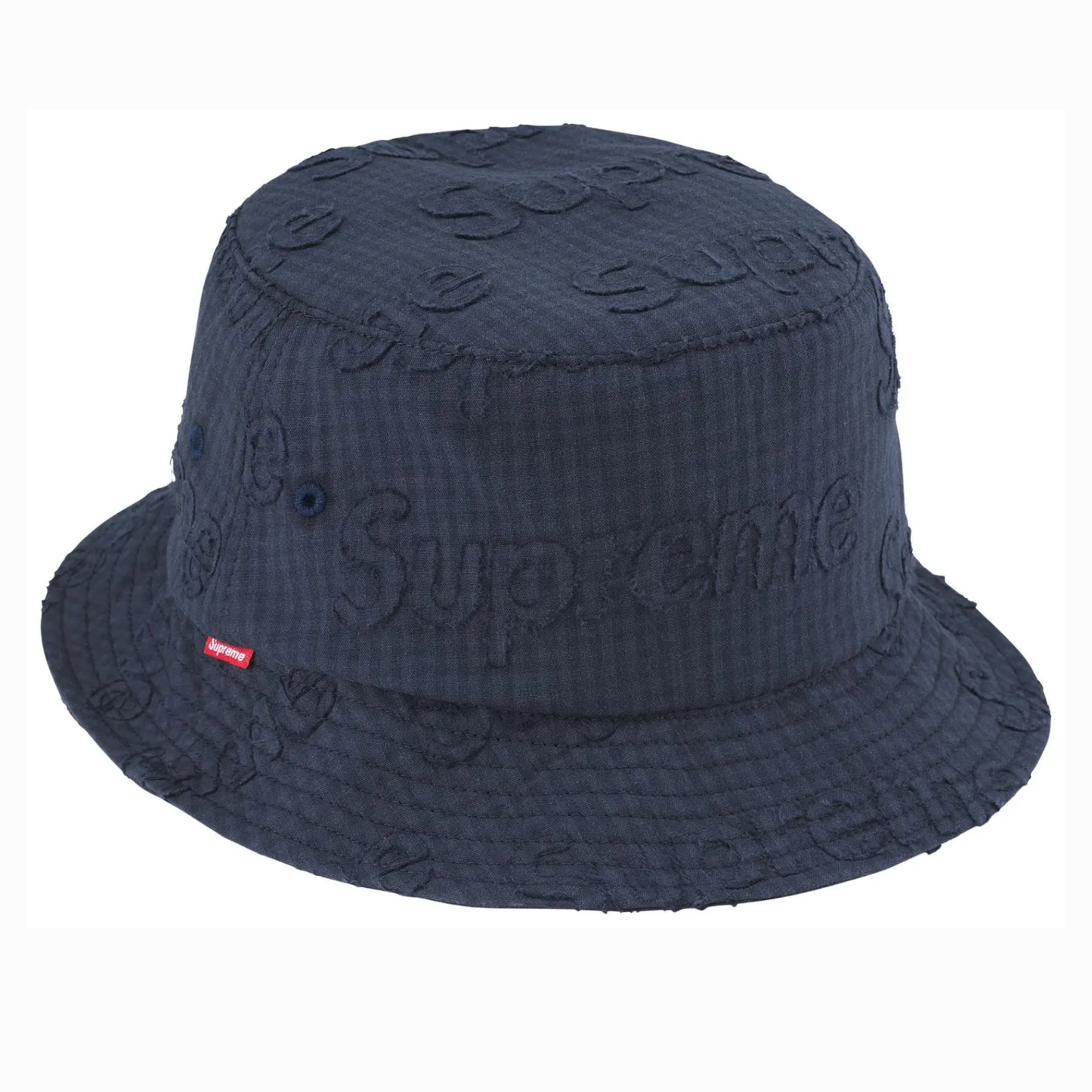 Supreme Monogram Gingham Crusher Navy