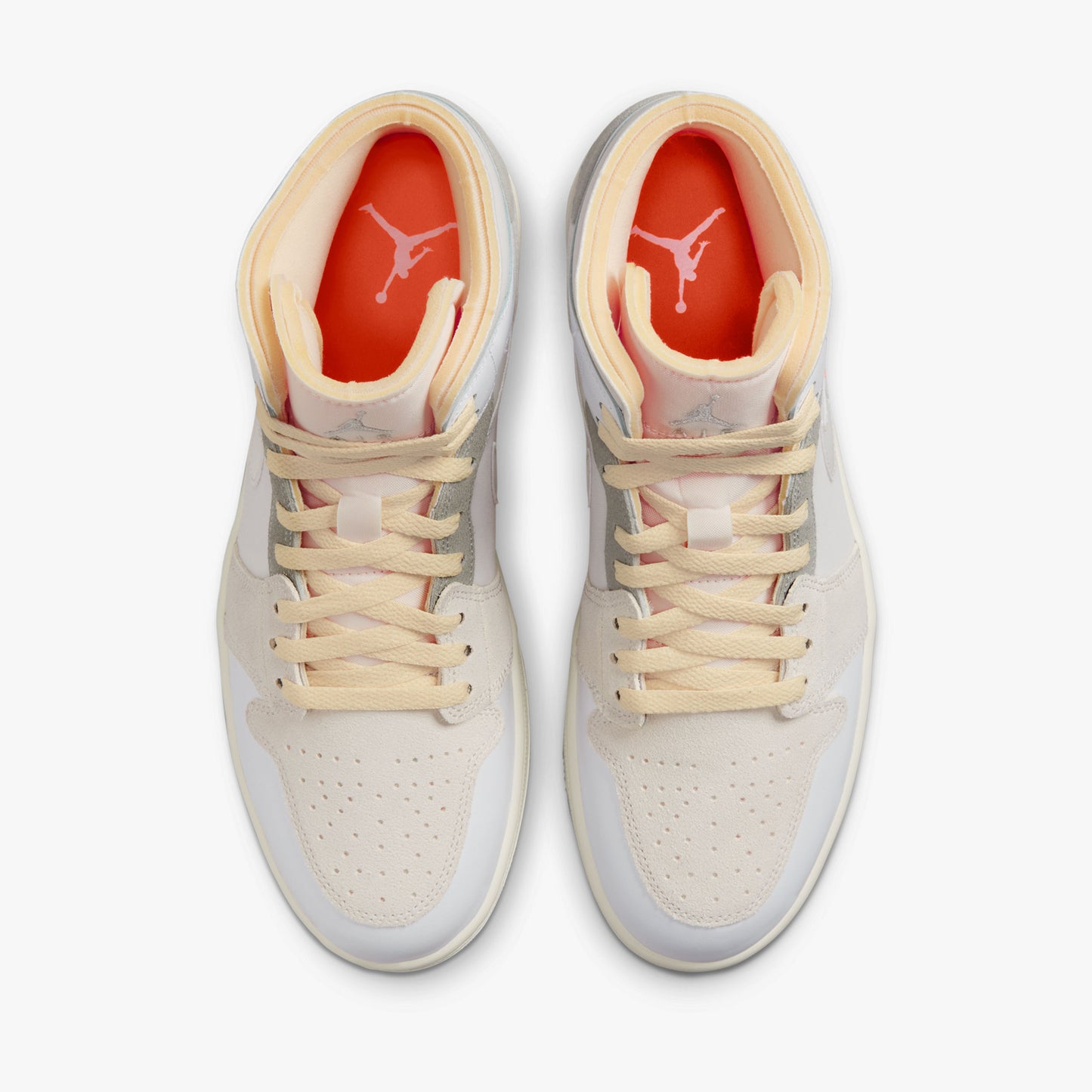 Air Jordan 1 Mid SE Craft Inside Out White Grey
