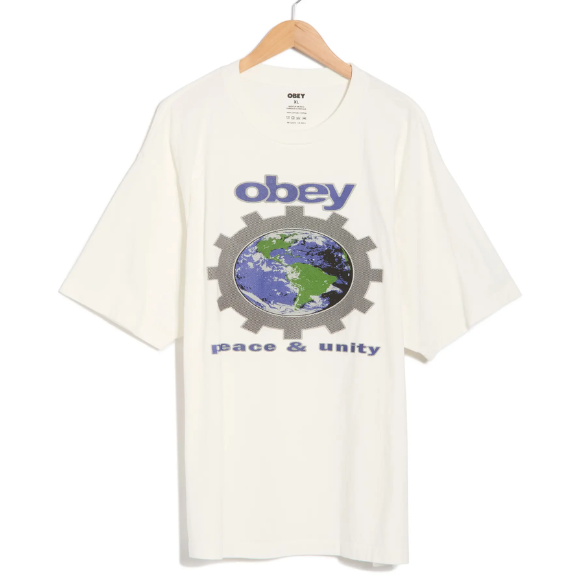 Obey "Peace & unity" Cotton Graphic