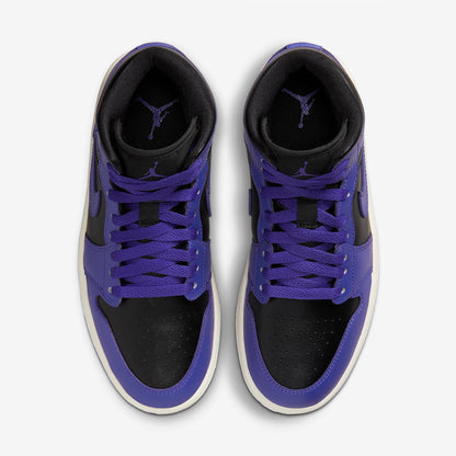 Jordan 1 Mid Purple Black