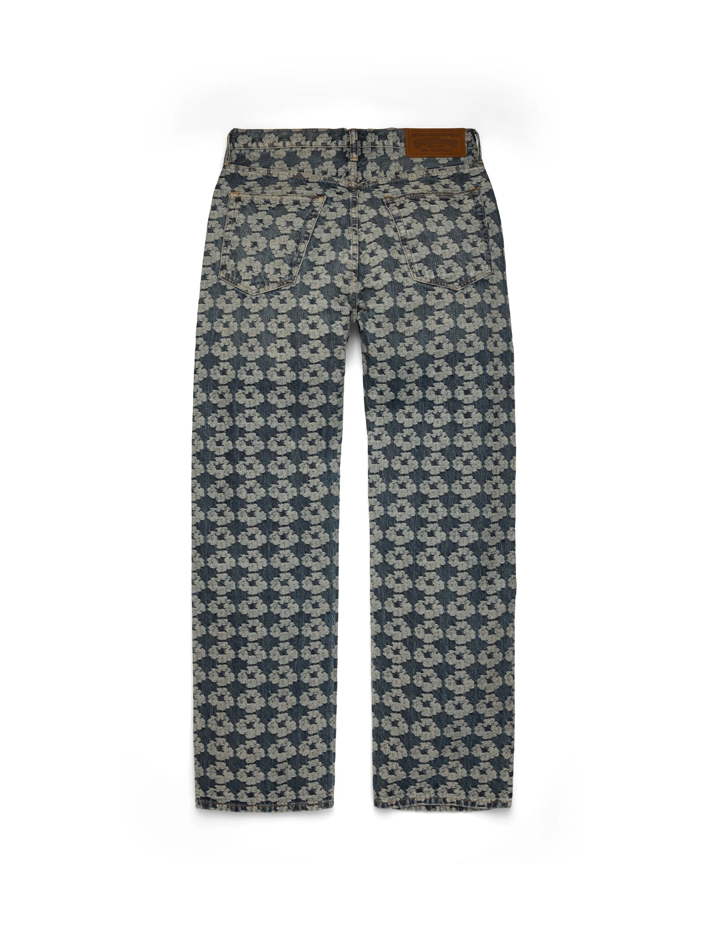 Denim Tears Baggy Jacquard Wreath Denim Pant