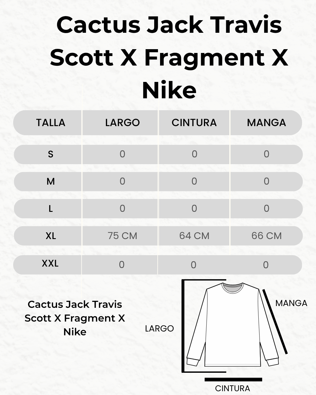 Cactus Jack Travis Scott X Fragment X Nike Huston To Ise Mie