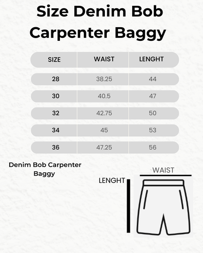 WESC Denim Bob Carpenter Baggy Shorts