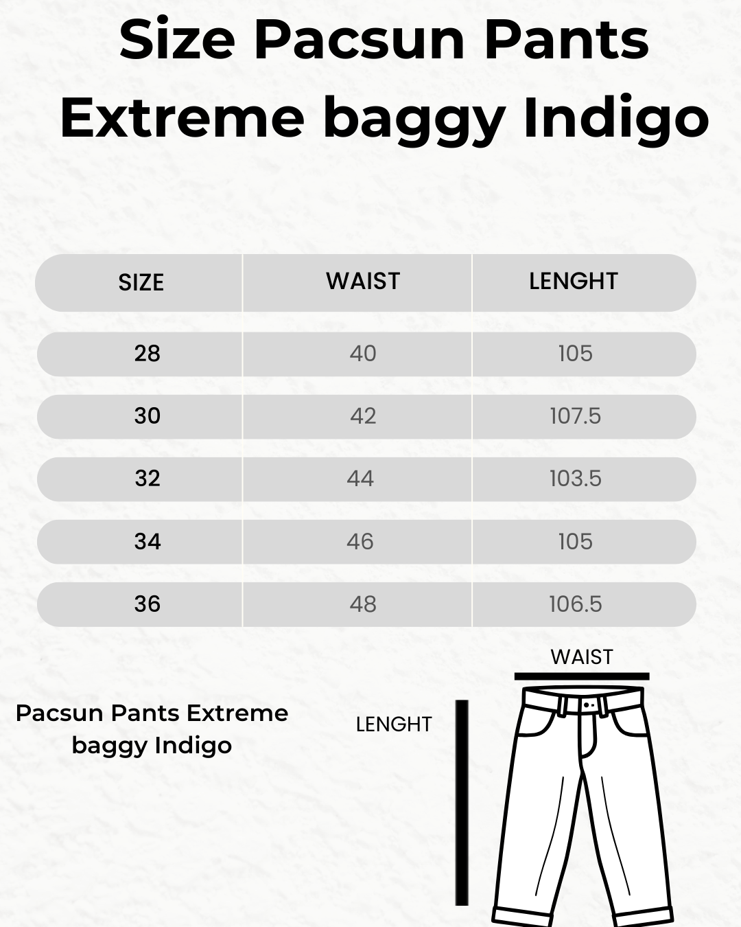 Pacsun Pants  Extreme baggy Indigo