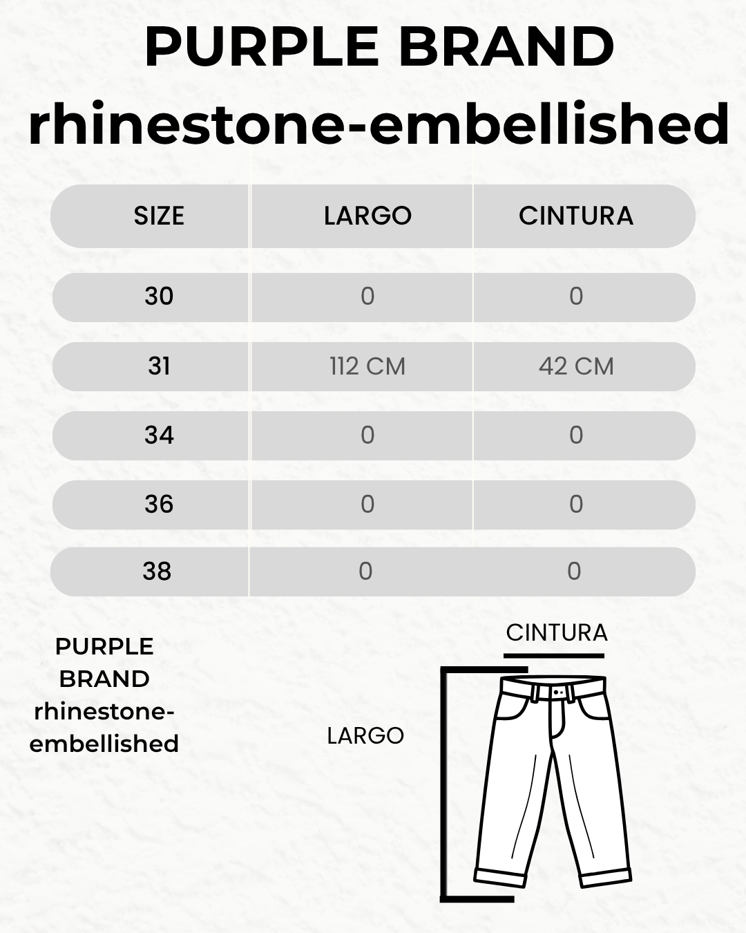 PURPLE BRAND  rhinestone-embellished