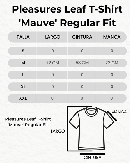 Pleasures Leaf T-Shirt 'Mauve'
