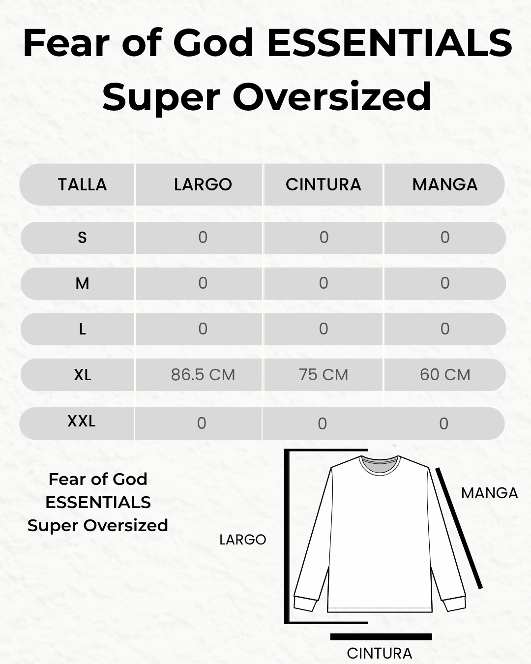 Fear of God ESSENTIALS Jet Black Long Sleeve T-Shirt