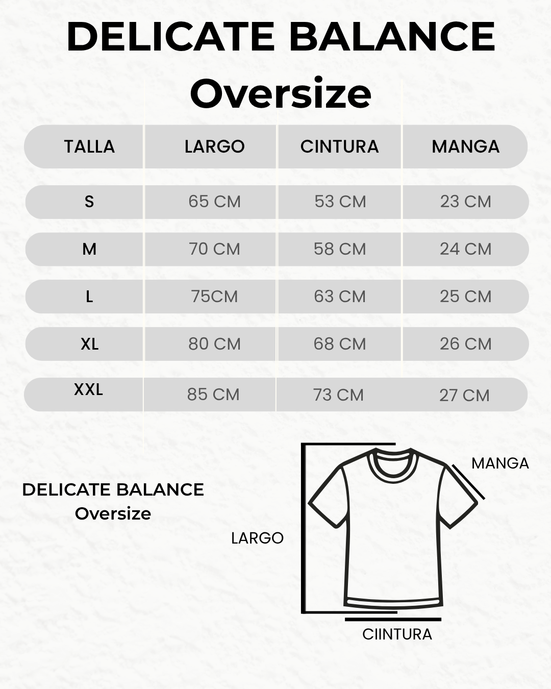 DELICATE BALANCE "La Divina Commedia" Oversize Heavyweight Pearl Tee