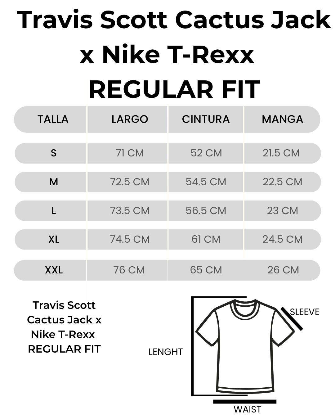 Travis Scott Cactus Jack x Nike T-Rexx Glow In The Dark Tee "Black"