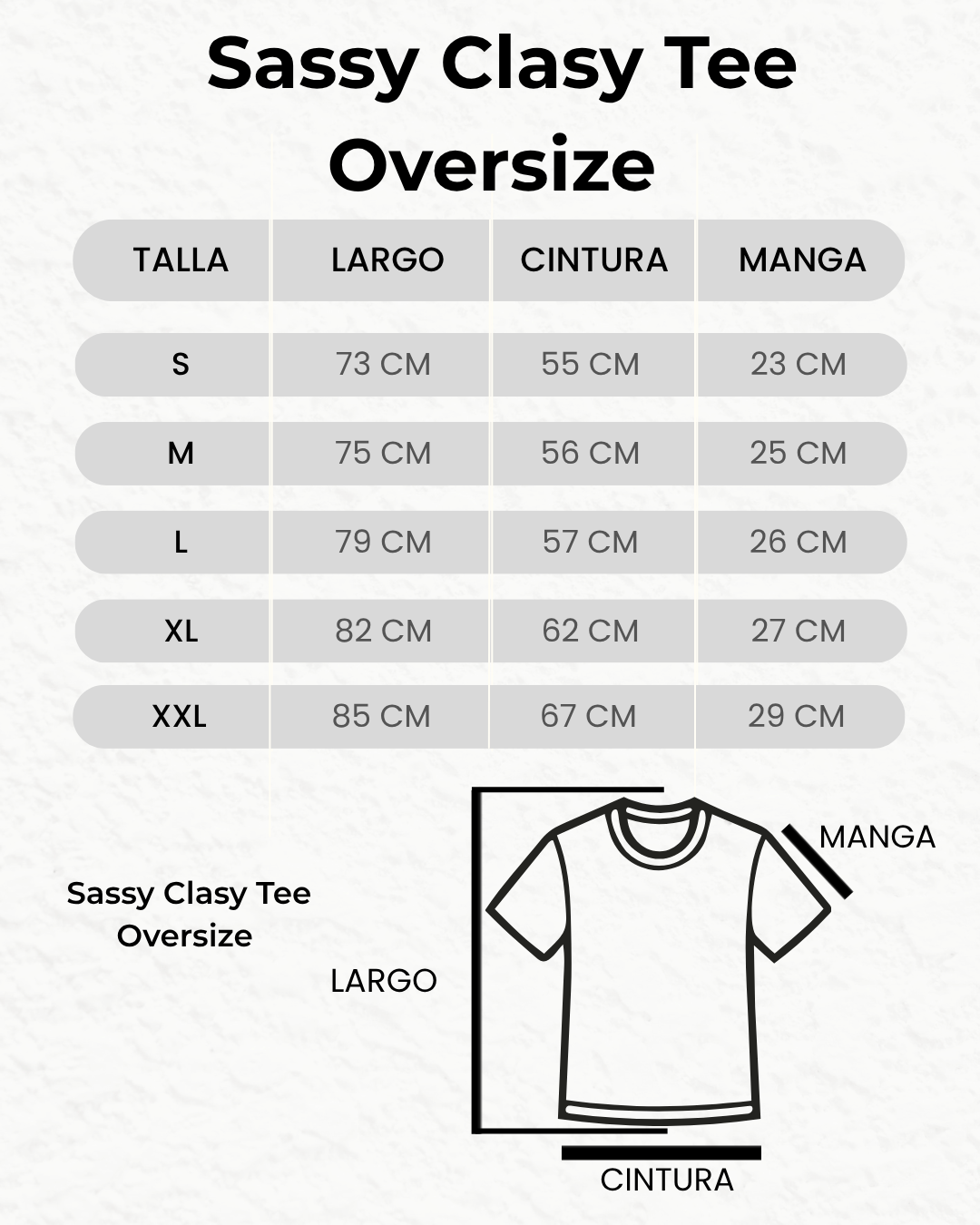 SASSY CLASSY "Triumph Rose" Heavyweight oversize tee