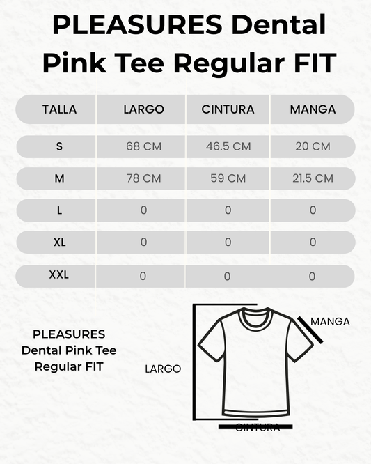 PLEASURES Dental Tshirt Pink Tee