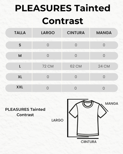 PLEASURES Tainted Contrast  HEAVYWEIGHT T-SHIRT