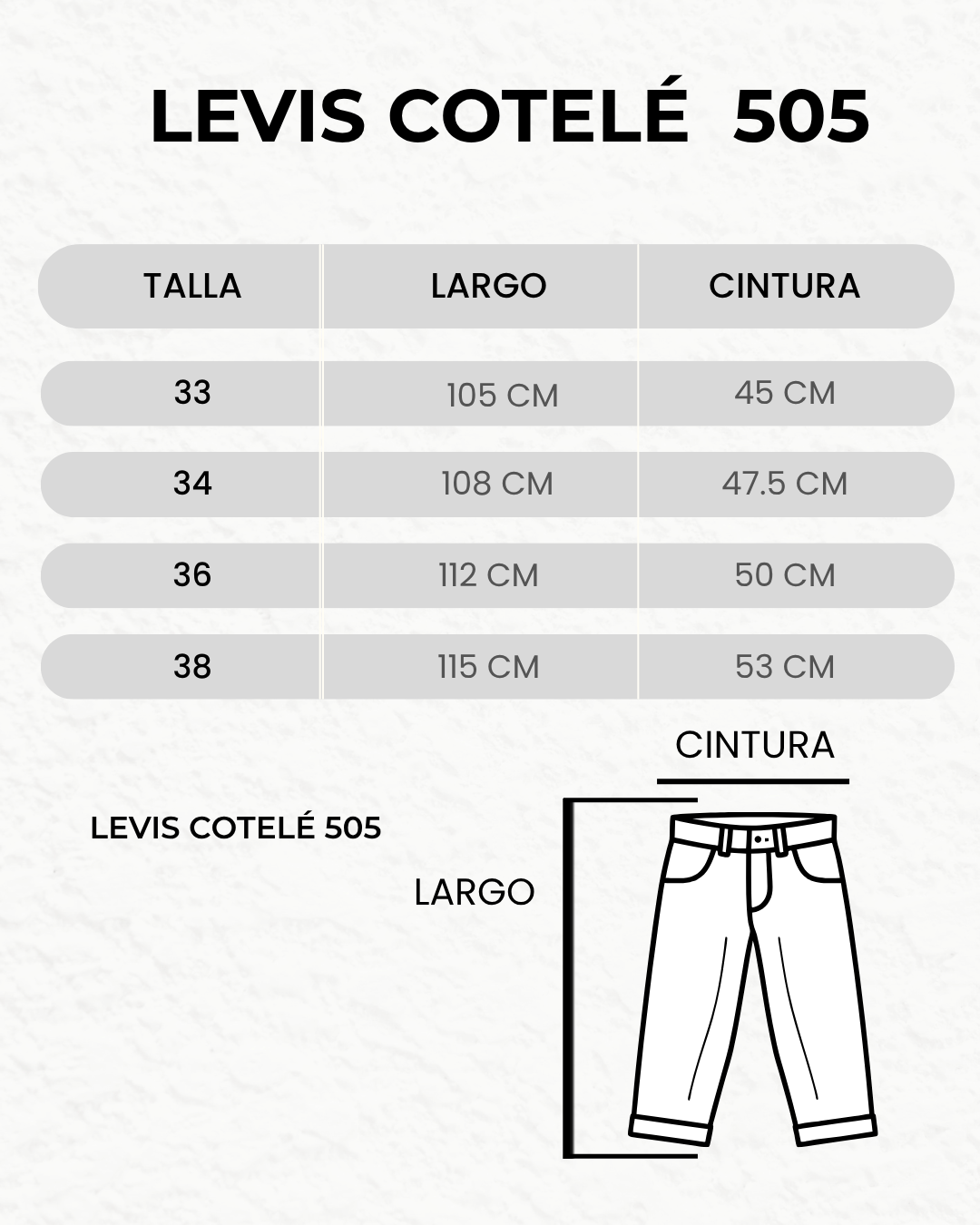 LEVIS COTELÉ  505 VERDE