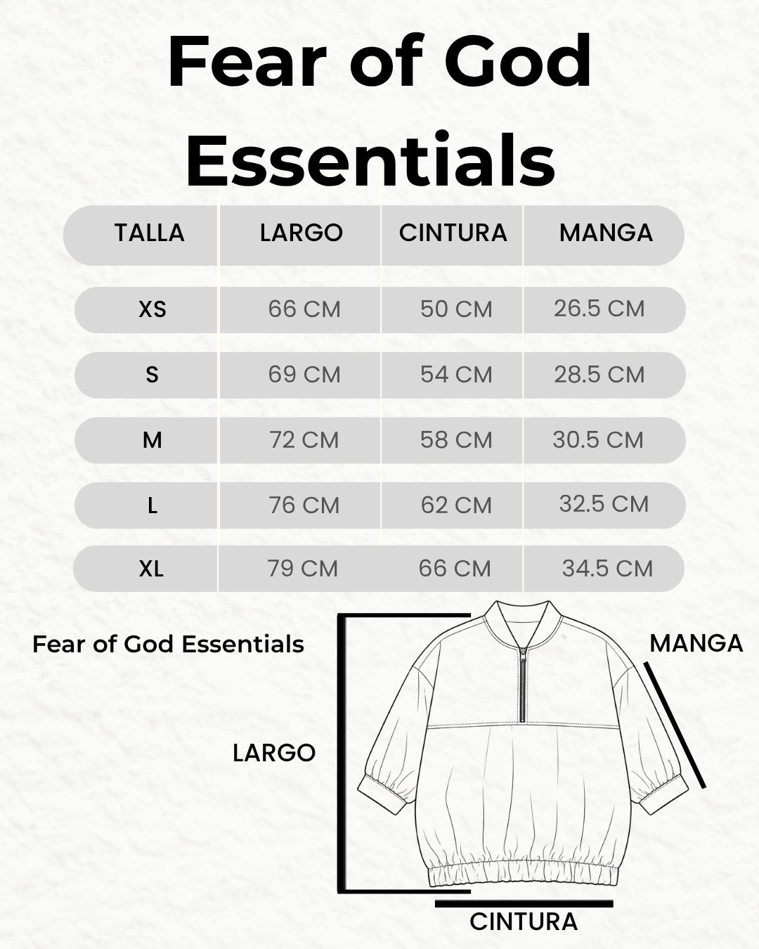 Fear of God Essentials Half Zip Pullover 'Iron'