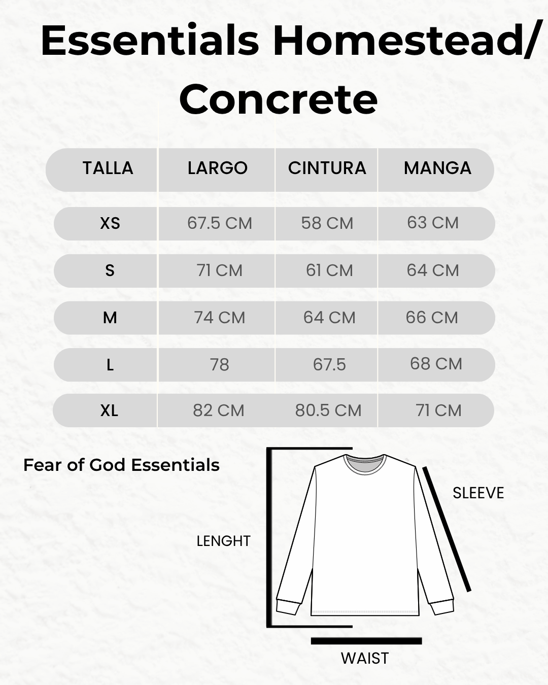 Fear of God Essentials Classic Long Sleeve Tee (FW25) Homestead Heather