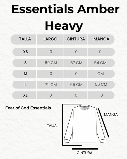 Fear of God ESSENTIALS Amber Heavy Fleece Crew Neck Sweatshirt