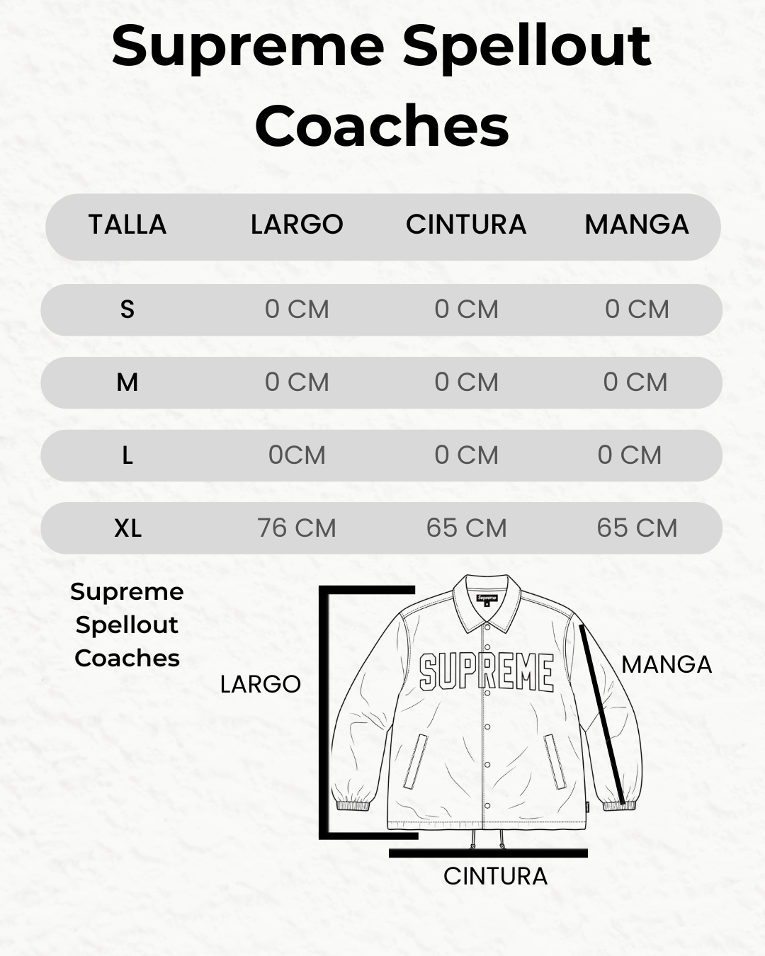 Supreme Spellout Coaches Jacket 'Black'