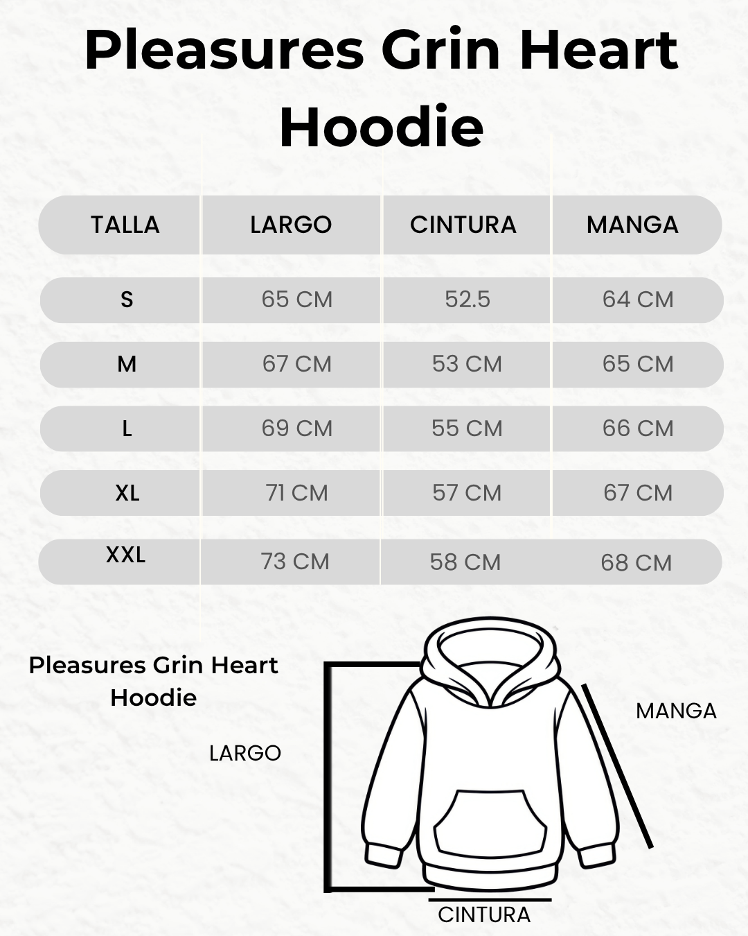 Pleasures Grin Heart  Hoodie