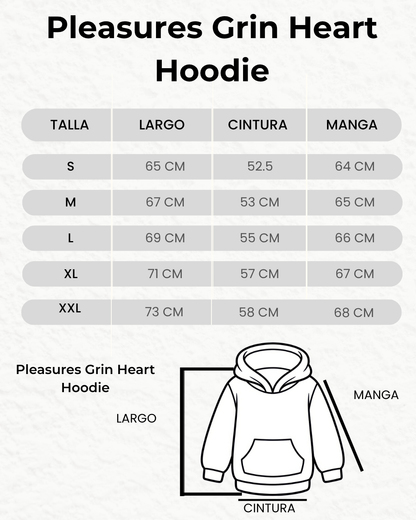 Pleasures Grin Heart  Hoodie