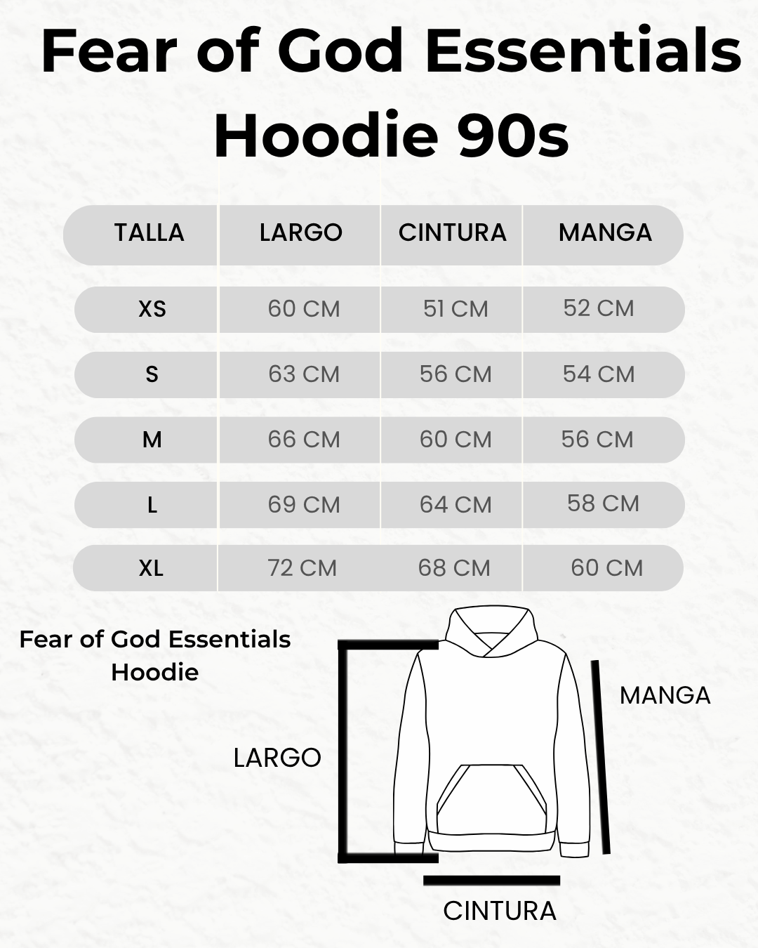 Fear of God Essentials '90s Fit Cotton Logo Hoodie