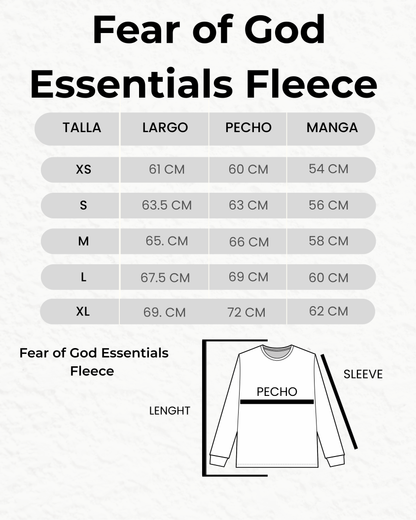 Fear of God Essentials Jet Black Classic Fleece Crew Neck Sweatshirt
