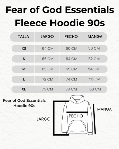Fear of God ESSENTIALS Iron Gray '90s Fleece Hoodie