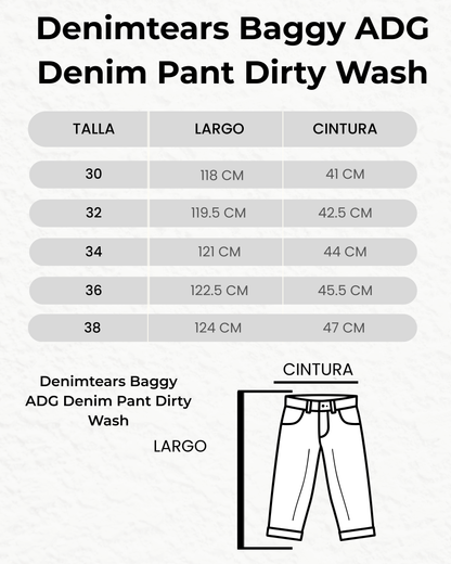 Denim Tears Baggy ADG Denim Pant Dirty Wash