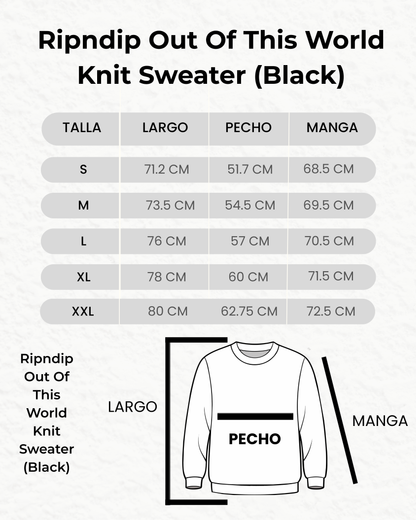 Ripndip Out Of This World Knit Sweater (Black)