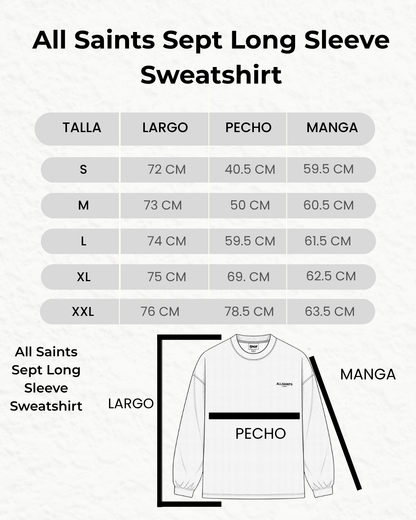 All Saints Sept Long Sleeve Sweatshirt