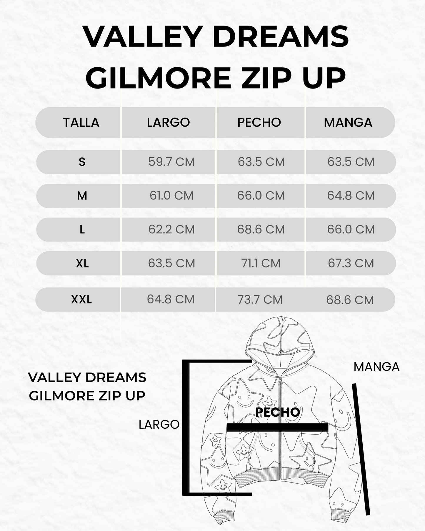 Valley Dreams GILMORE ZIP UP
