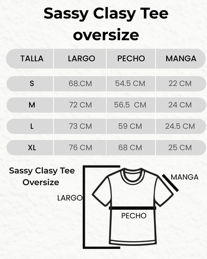 SASSY CLASSY "Beach on Beach on Beach & Bitches" Heavyweight Oversize tee apple green