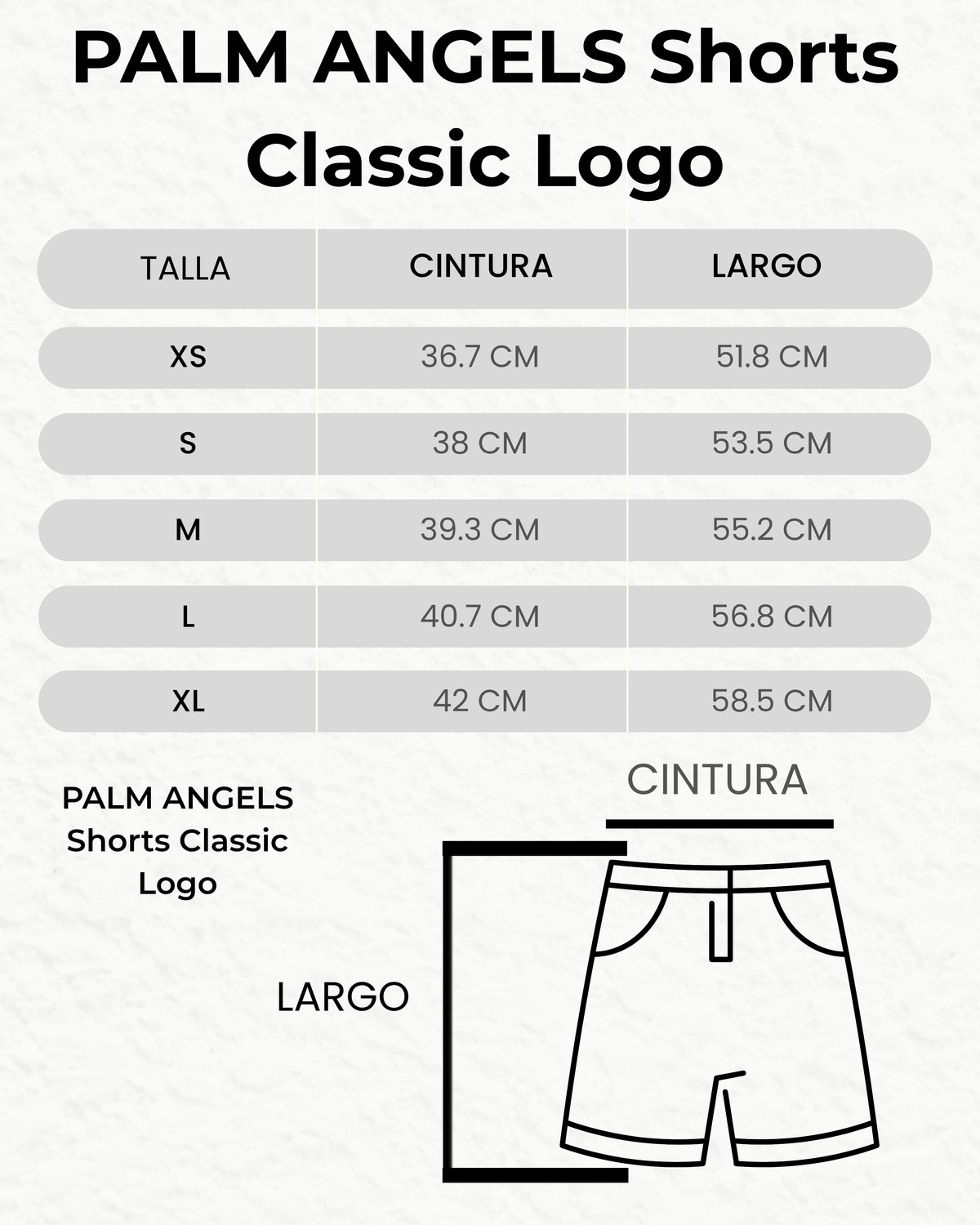 PALM ANGELS Shorts  Classic Logo