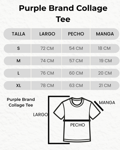 Purple Brand Collage Tee