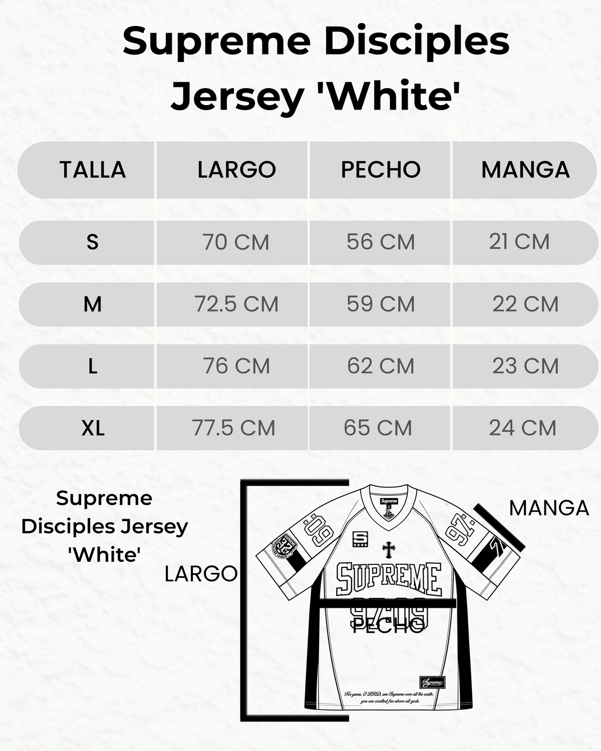 Supreme Disciples Jersey 'White'