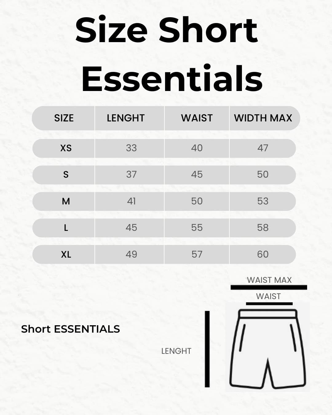 ESSENTIALS Fear Of God Concrete Short Pants