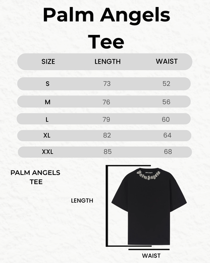 PALM ANGELS Flame Palm pure cotton T-shirt
