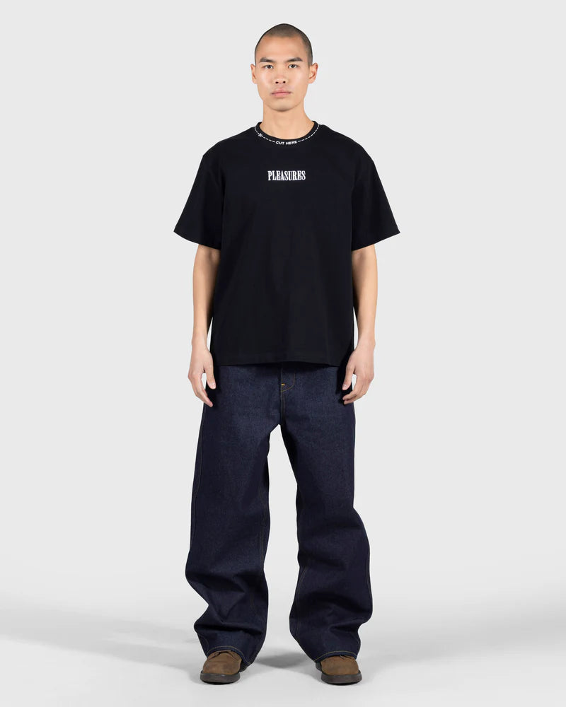 PLEASURES Cut Here heavyweight t-shirt