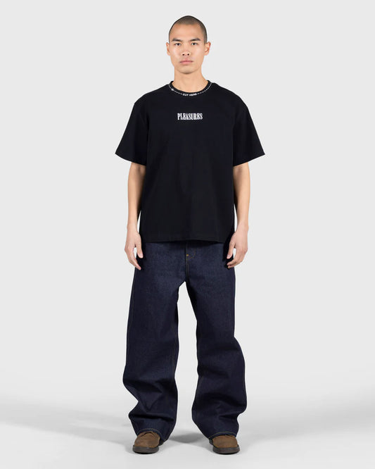 PLEASURES Cut Here heavyweight t-shirt