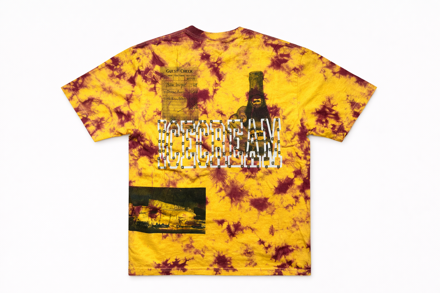 ICECREAM Dine & Dash Beaded Oversize Graphic T-Shirt .