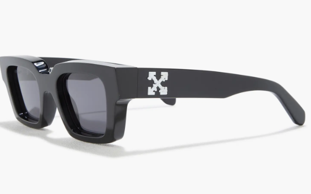 OFF-White Rectangular Frame Hombre Black