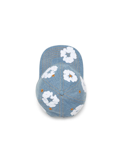 Denim Tears Cotton Wreath Raw Denim Cap-Light Wash