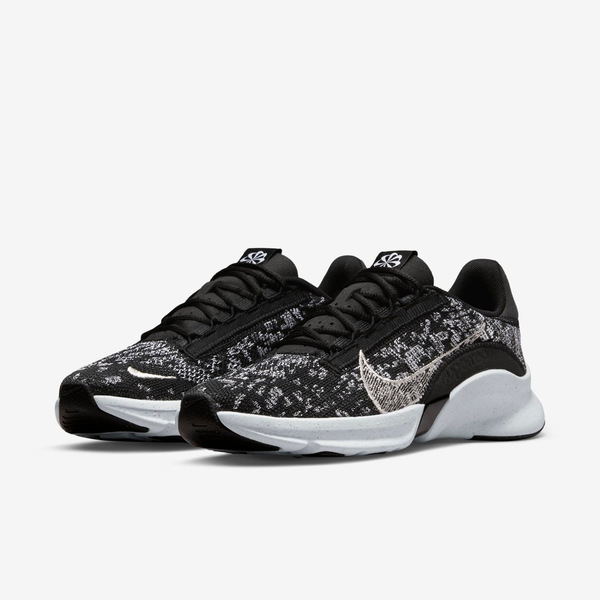 Nike SuperRep Go 3 Flyknit Metallic Silver
