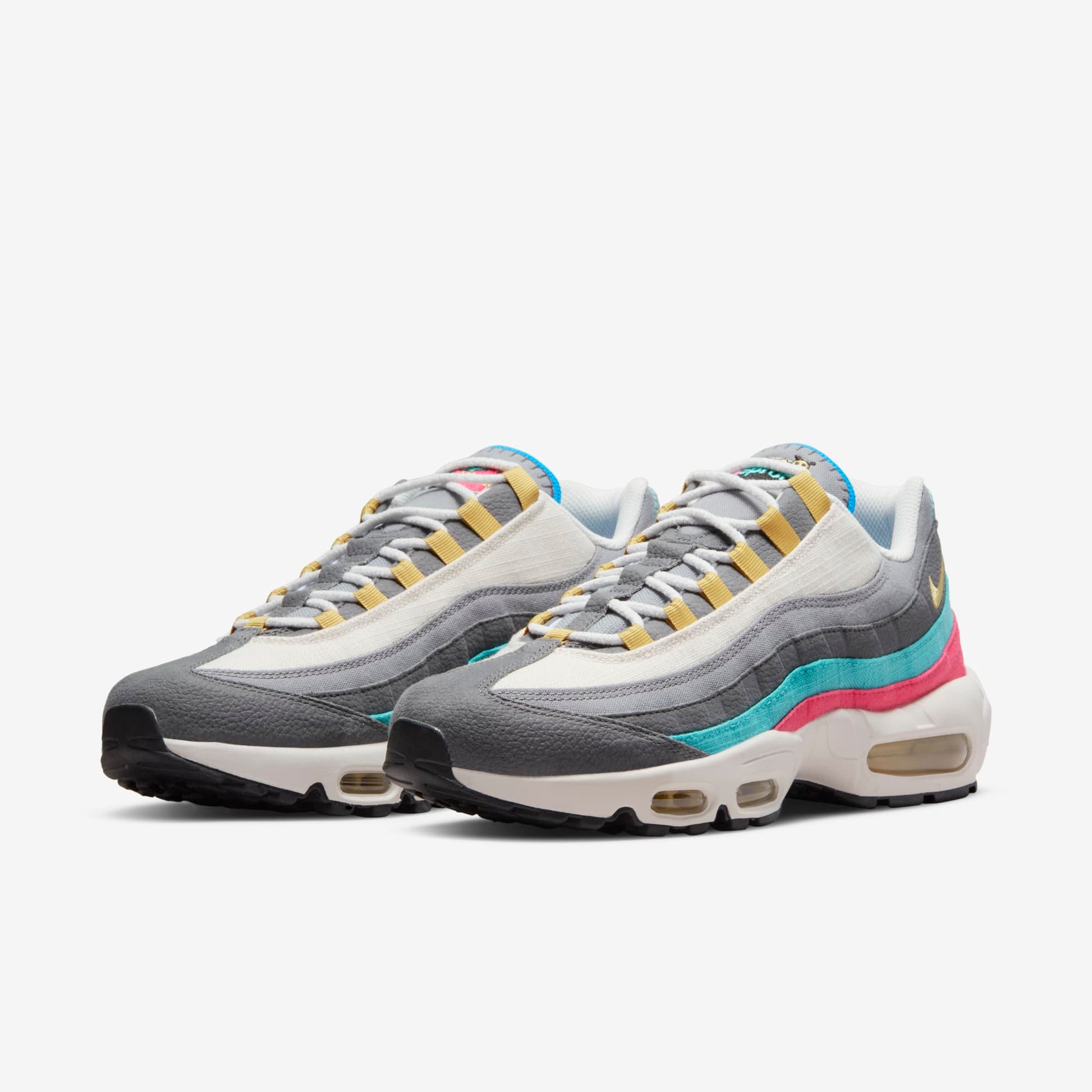 Nike Air Max 95 Air Sprung Grey Aqua Pink