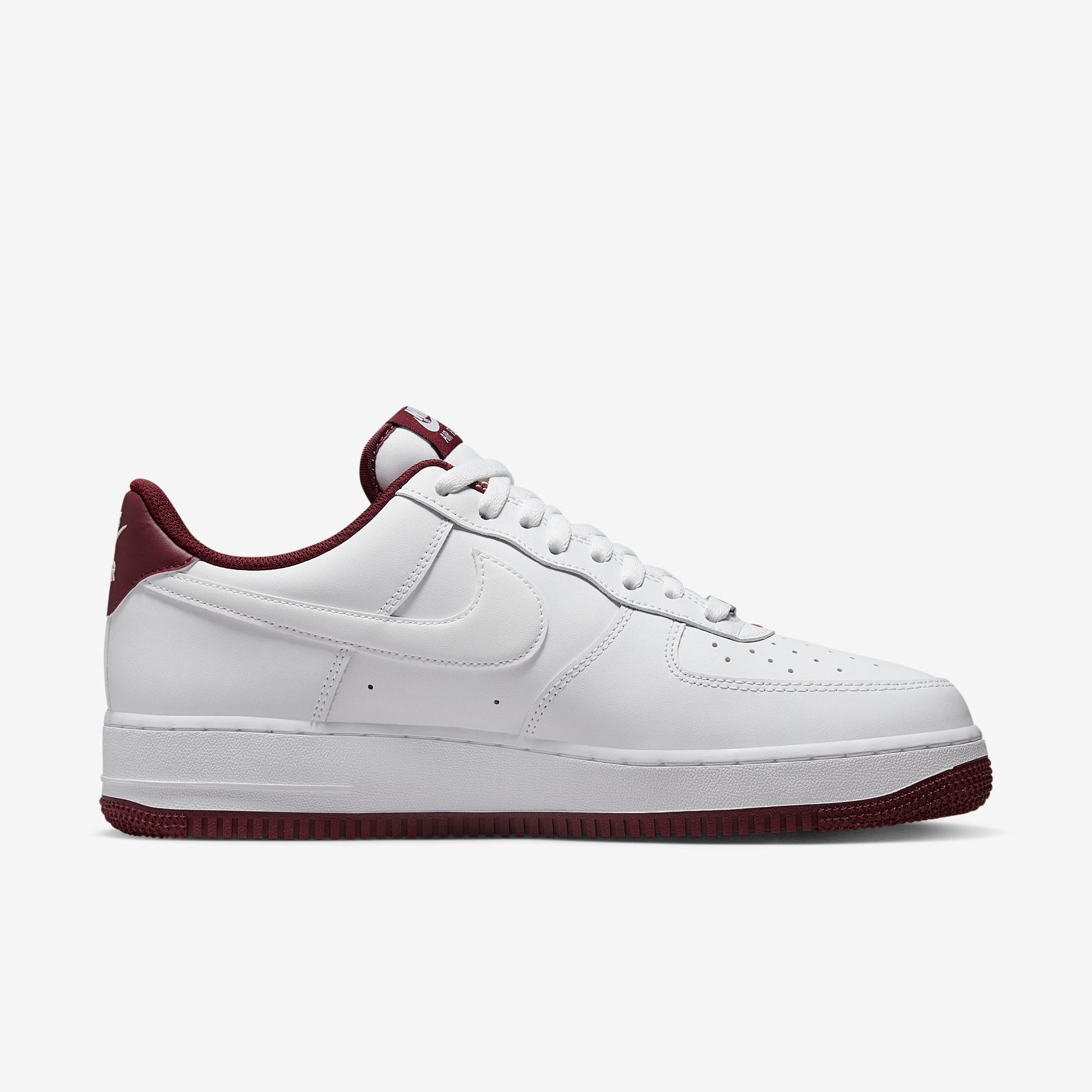 Nike Air Force 1 Low '07 White Dark Beetroot